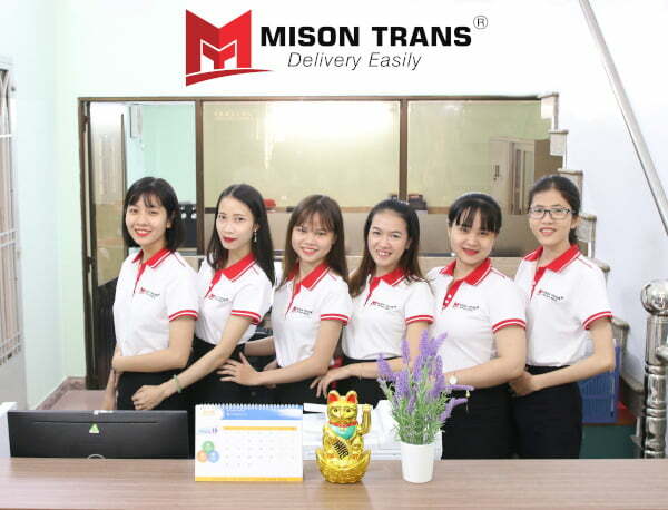 Bộ phận văn phòng dịch vụ xuất nhập khẩu Mison Trans