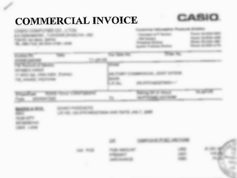 Hóa đơn thương mại (Commercial Invoice)