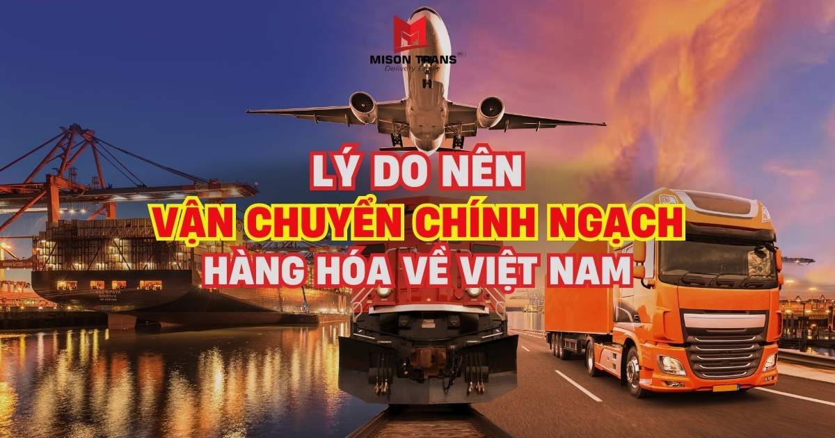Tại sao nên vận chuyển hàng hóa chính ngạch về Việt Nam?