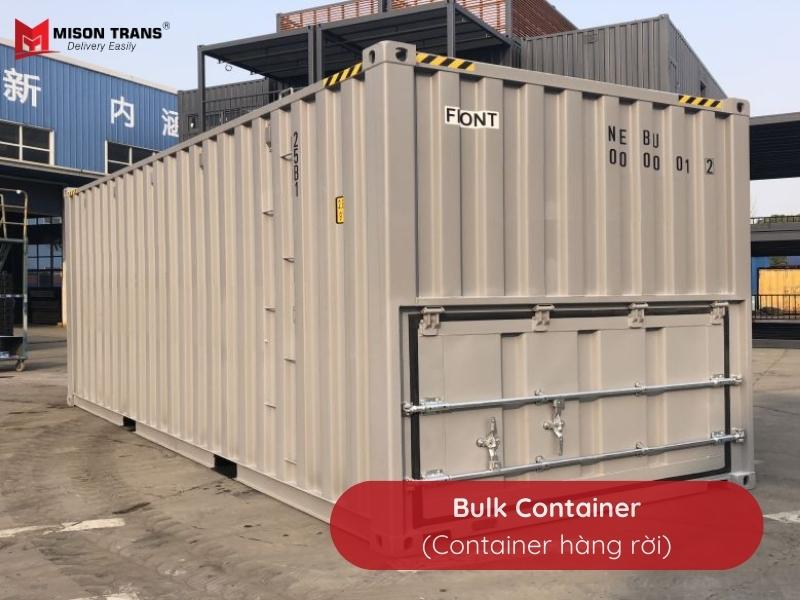 Bulk container (Container mặt hàng rời)