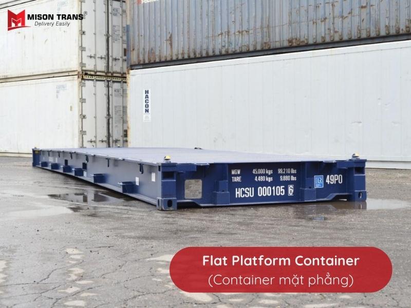 Flat Platform Container (Container mặt mày phẳng)