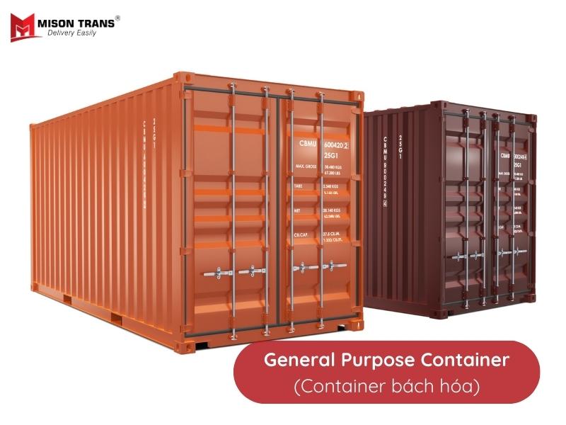 General purpose container (Container bách hóa) 