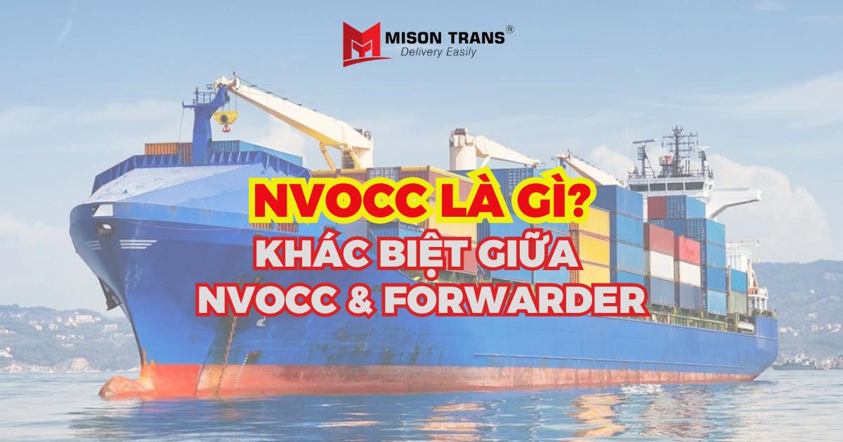 NVOCC là gì? Sự khác biệt giữa NVOCC và Forwarder