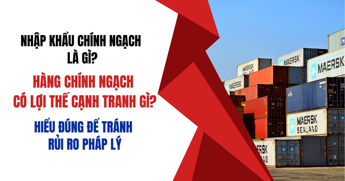 Nhập khẩu chính ngạch là gì