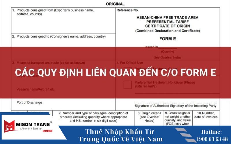 Điều kiện để được hưởng ưu đãi thuế từ Trung Quốc