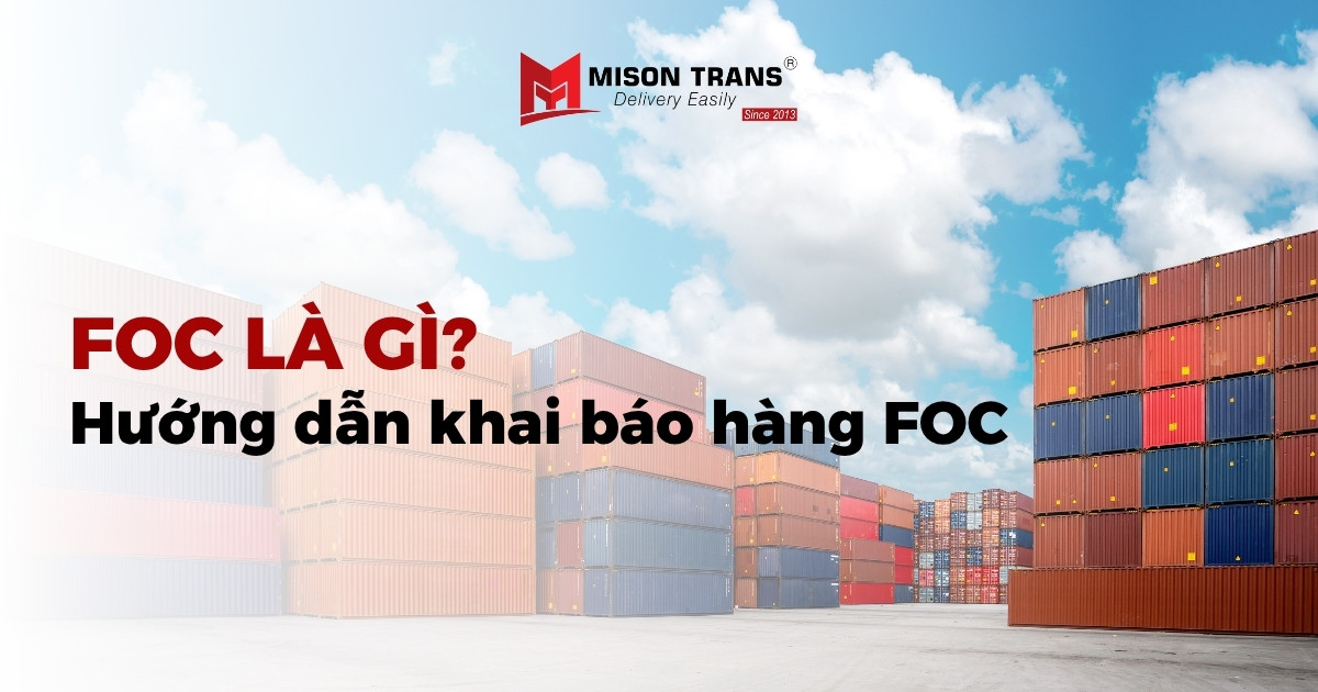 FOC trong xuất nhập khẩu là gì? Hướng dẫn khai báo hàng FOC
