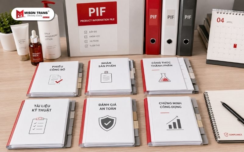 Hồ sơ PIF mỹ phẩm gồm những gì?