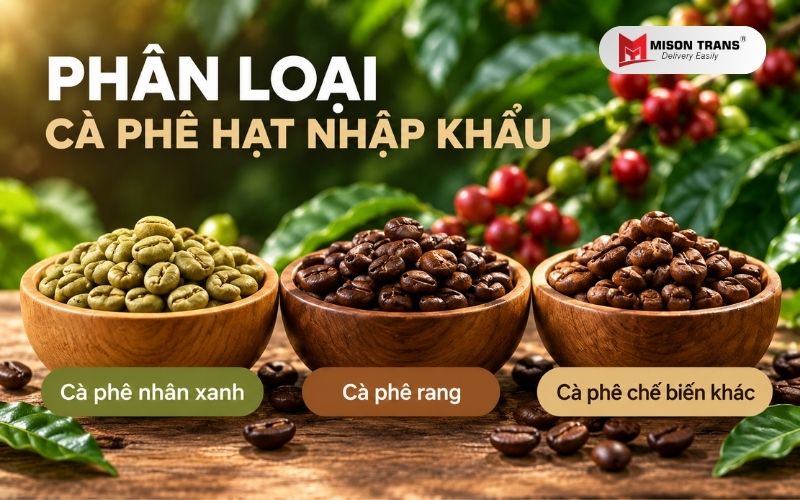 Phân loại cà phê hạt nhập khẩu
